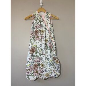 Loulou‎ Lollipop Muslin Sleep Bag Sack Swaddle Floral Bamboo Cotton Baby 6-18m